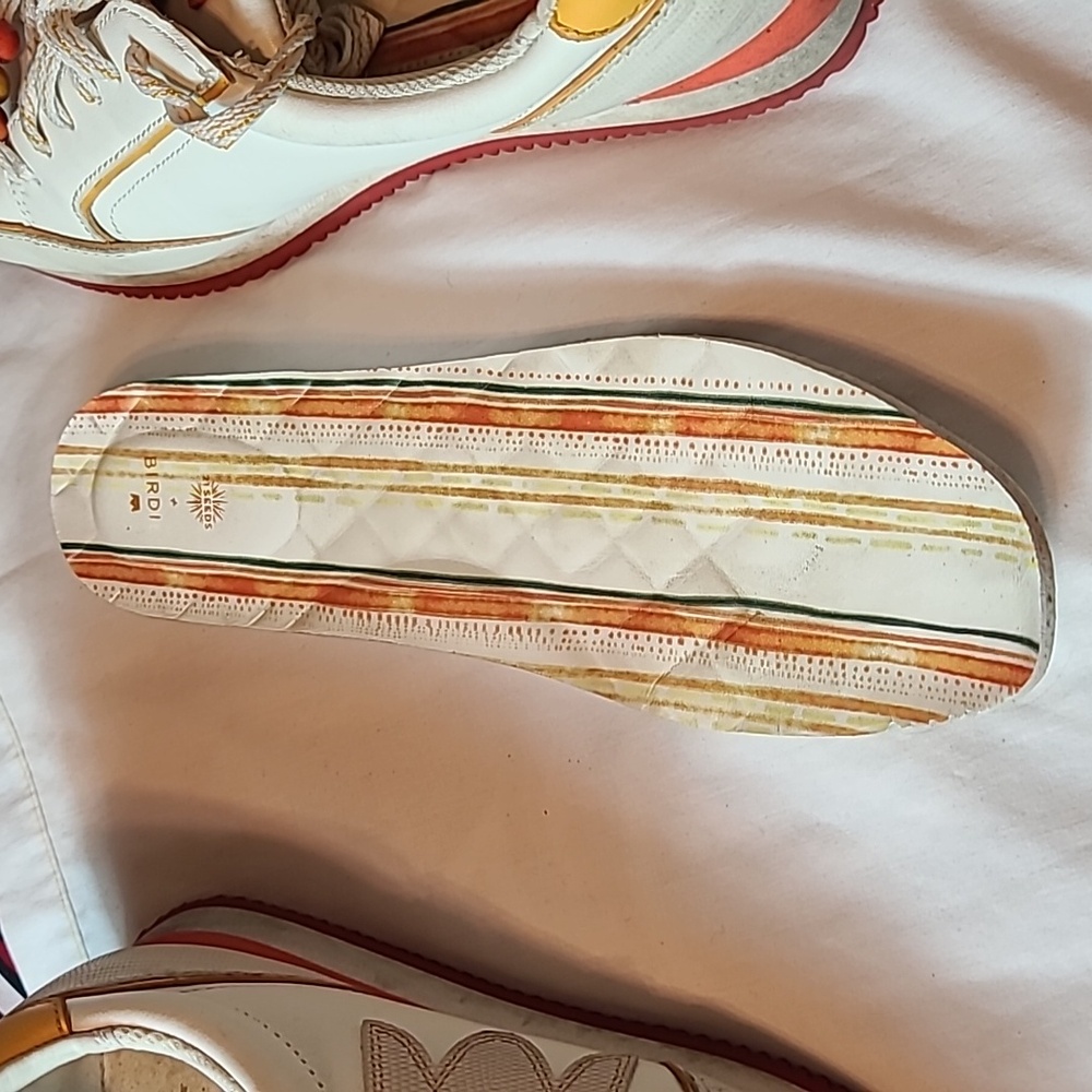 Birdies Orange and Yellow 21 Seed  Retro Sneakers Sz. 9 - Picture 5 of 10